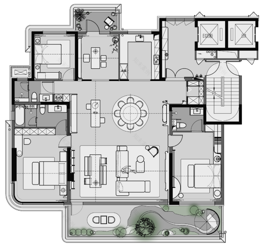 领航·启元展示样板间丨中国榆林丨海力空间设计-111