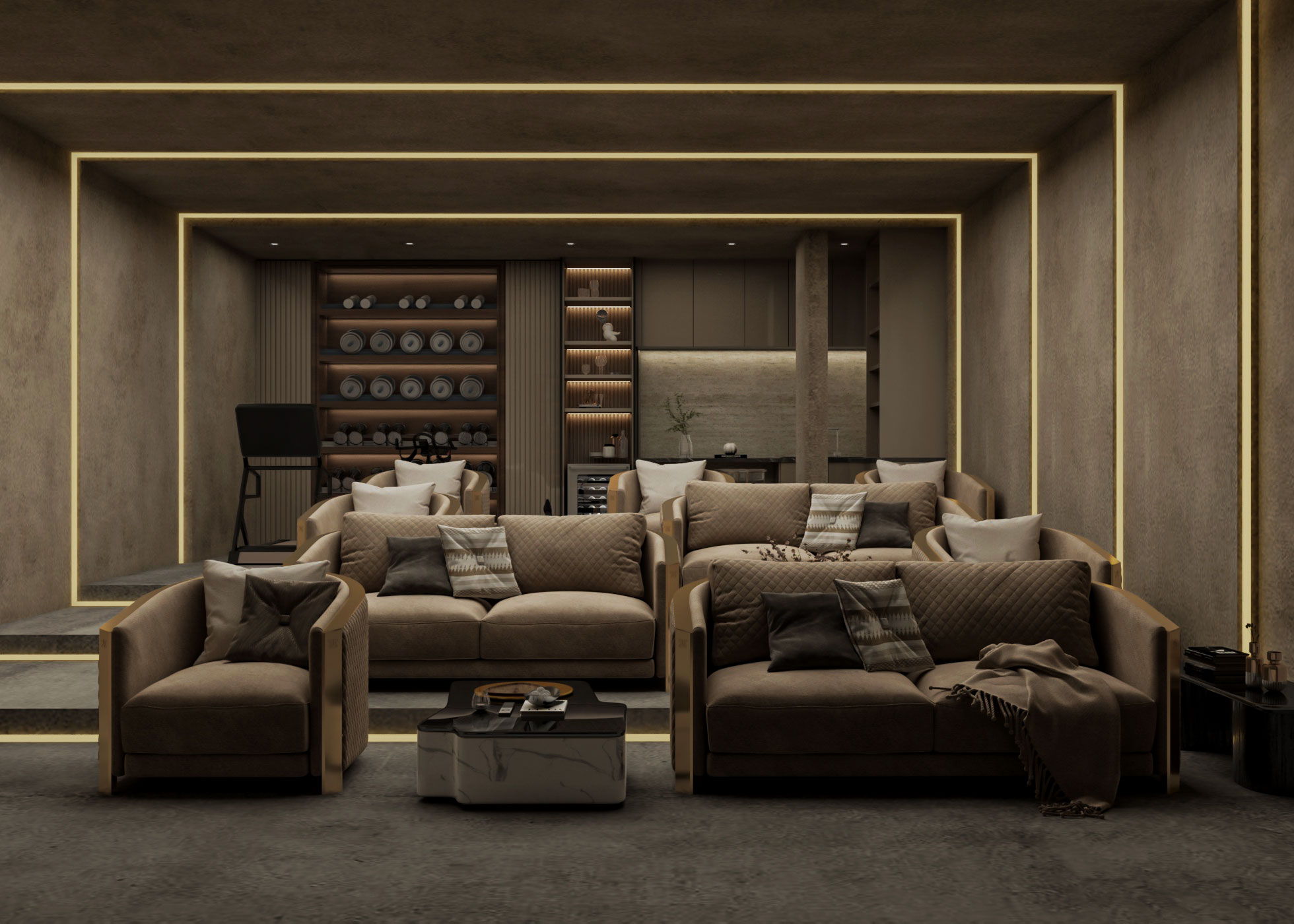 家庭影院现代风格-3