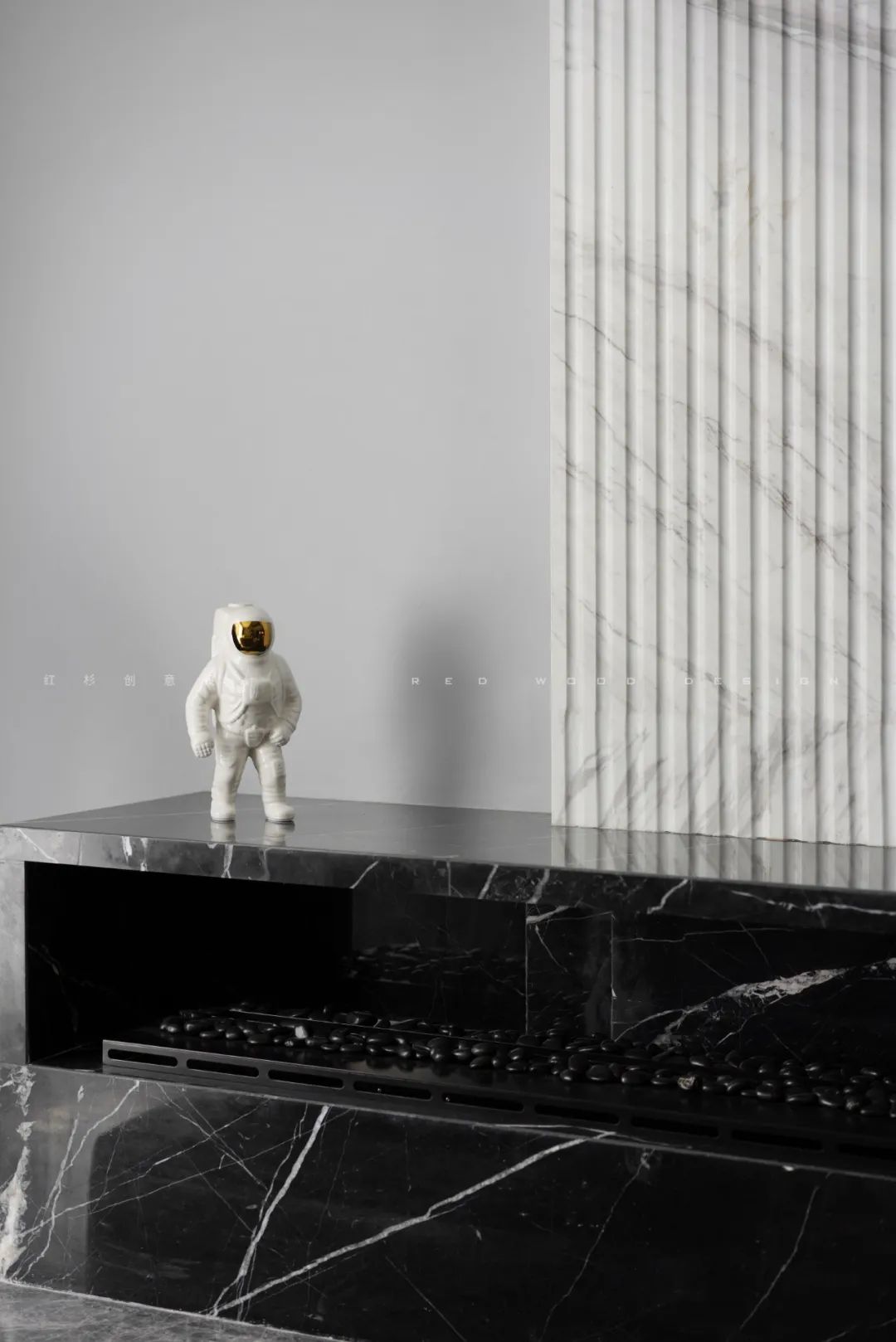 红杉创意设计 | 西安 360㎡现代家居，巧妙融合多种文化元素-31