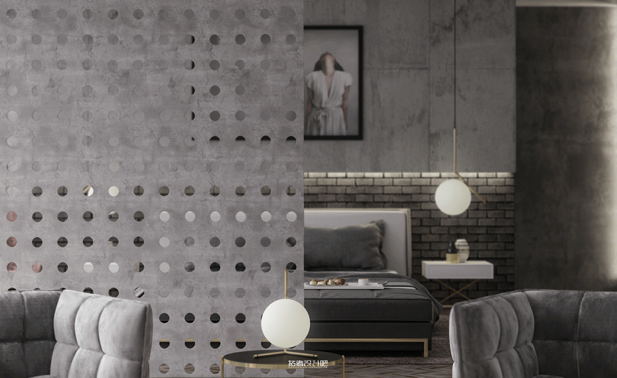 高级灰++ 高级黑 | 打造魅力奢华空间-16