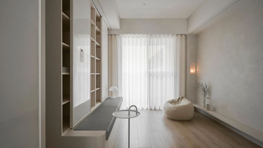 温润奶油风居家空间丨寓子设计-26