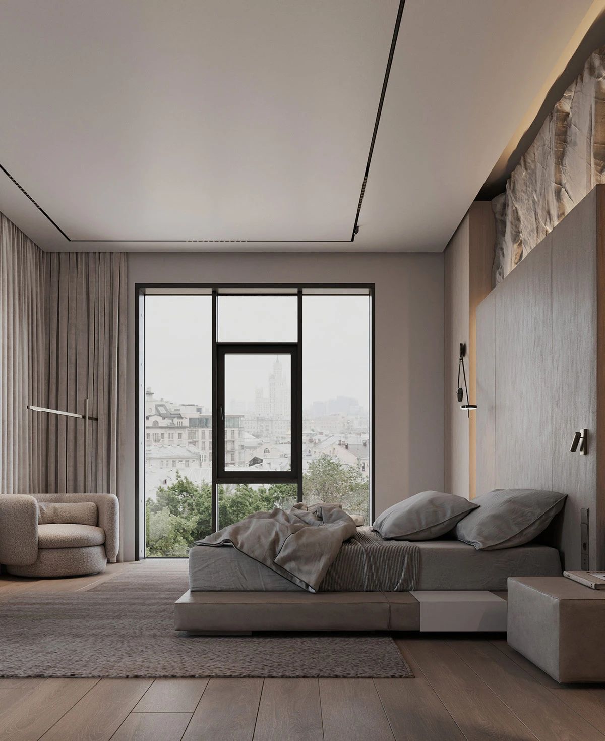 铜绿顶层公寓-34