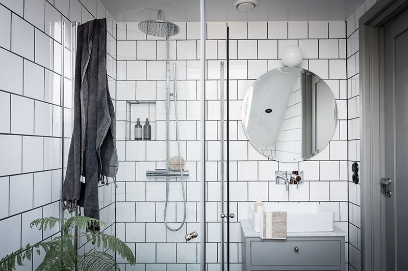 Gothenburg 35 平米时尚阁楼公寓 | 紧凑而功能齐全的单身生活空间-17