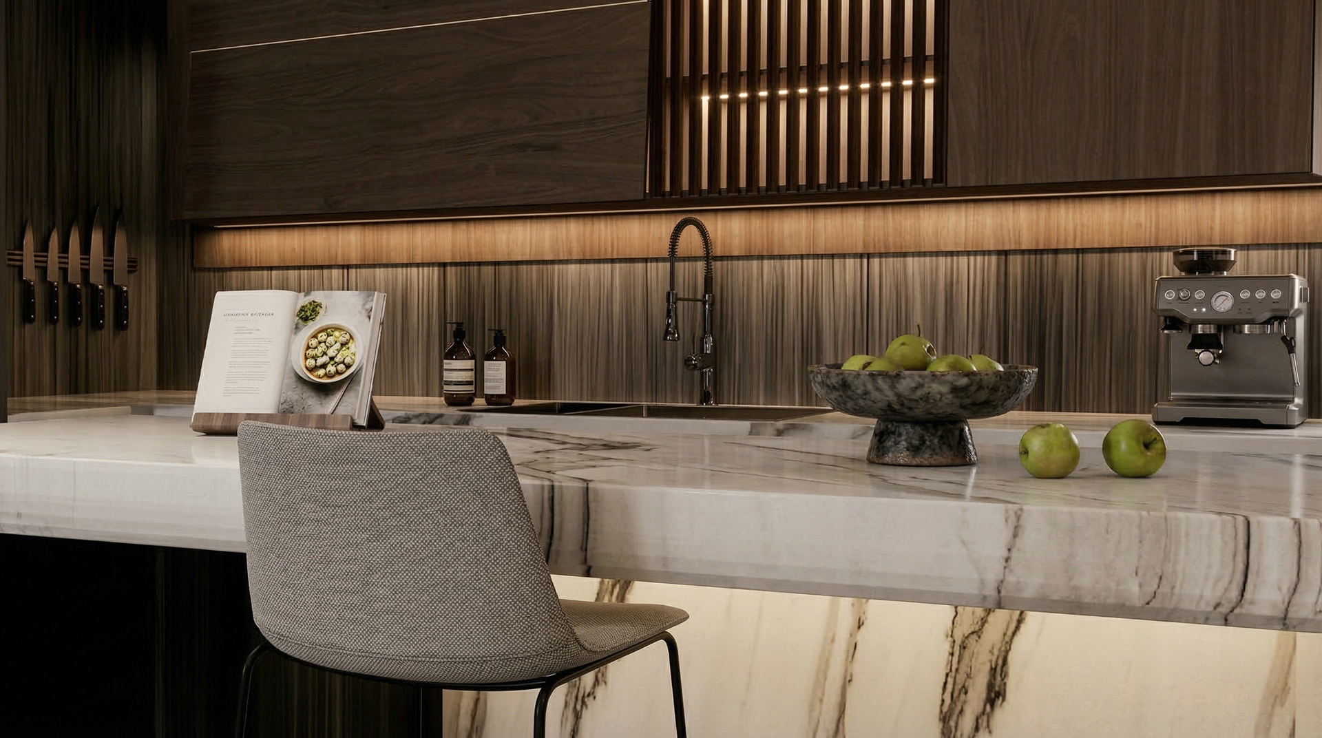 现代开放式厨房设计丨埃及开罗丨SAAL+-4