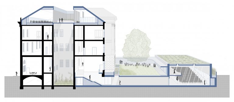 Tranzit Ház文化空间改造及扩建项目丨匈牙利布达佩斯丨Hetedik Műterem Kft.-23