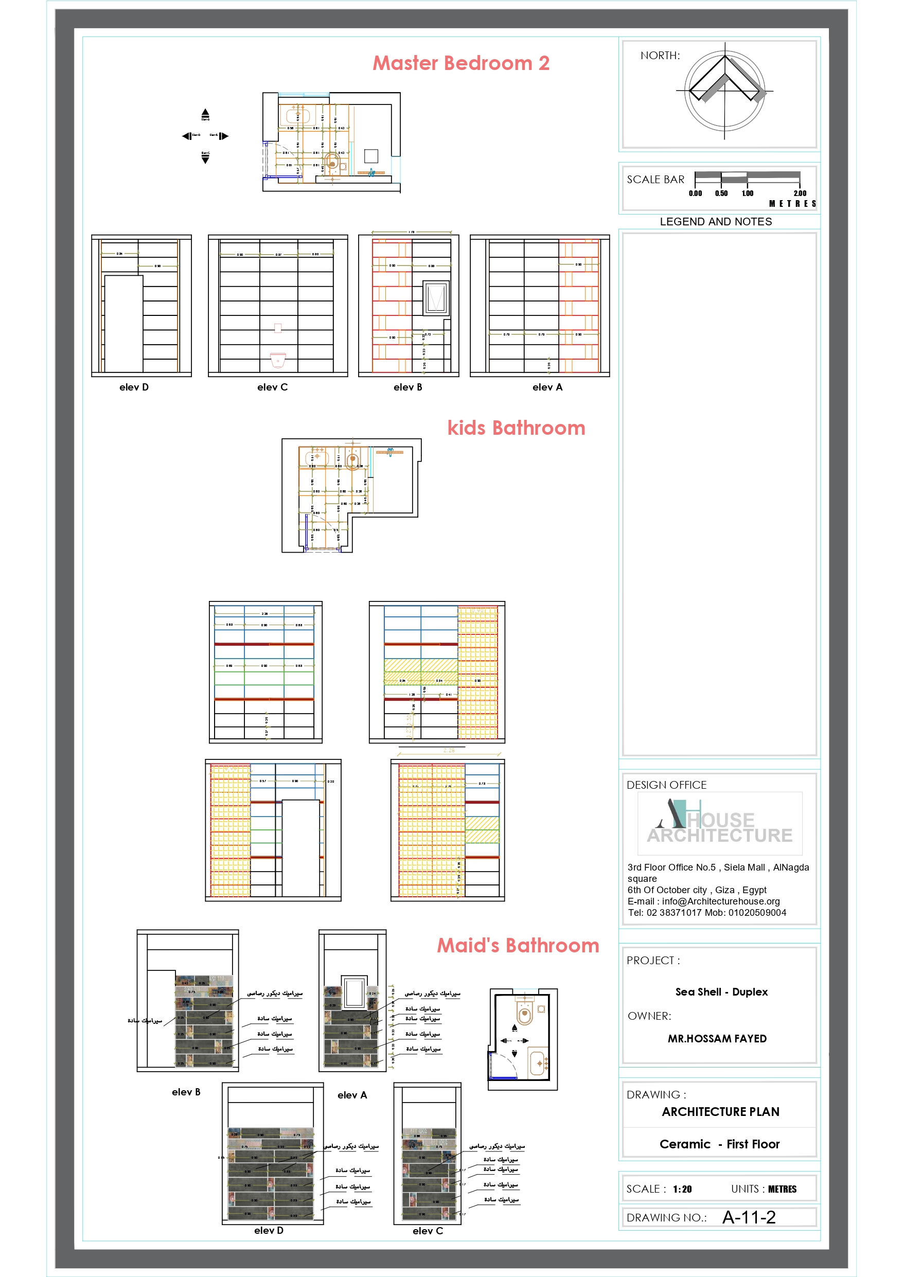 Working Drawing for chalet at Sea shell compound-3