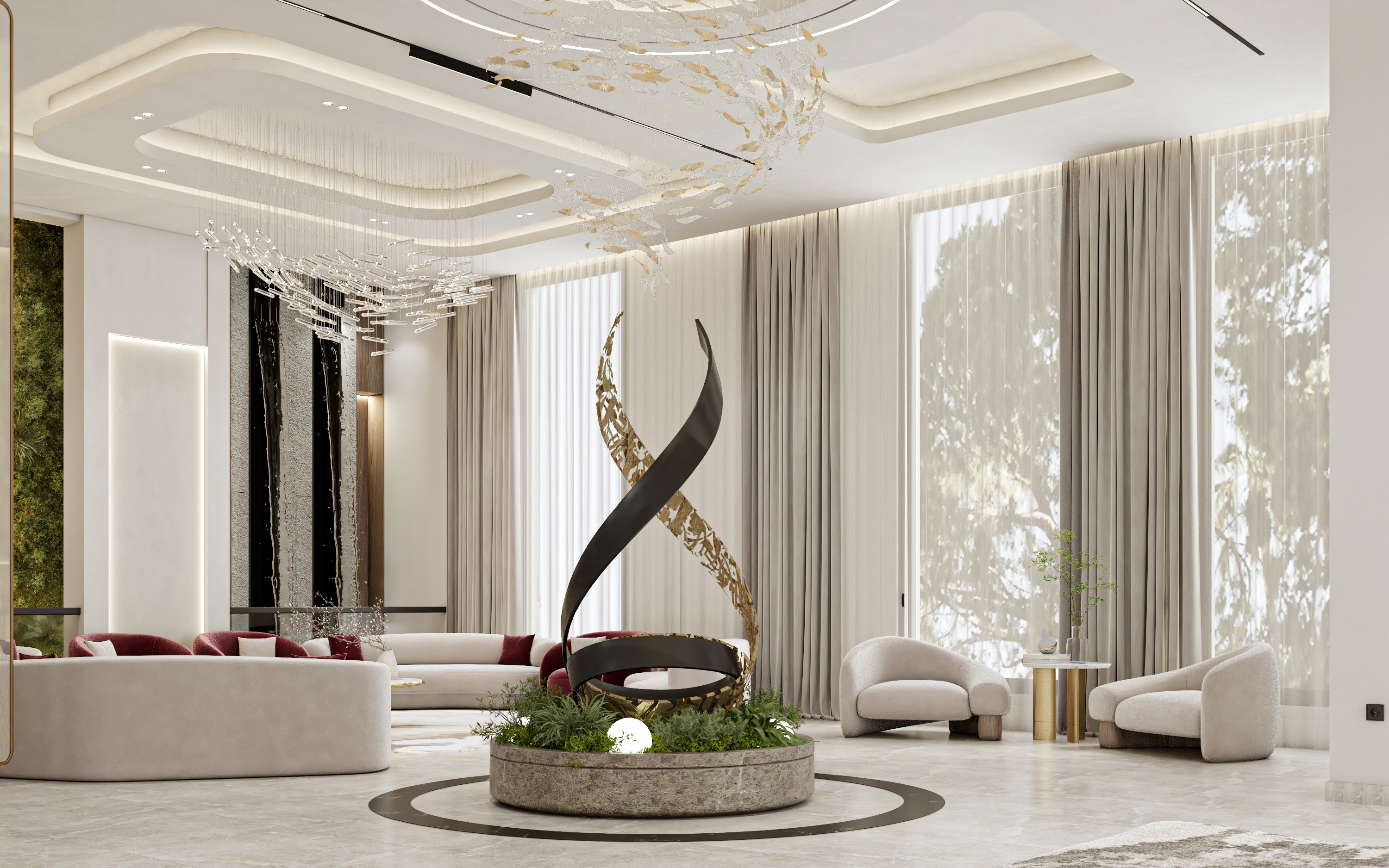 Modern Villa Design（科威特现代别墅设计）丨MAYAR HOSSAM-16