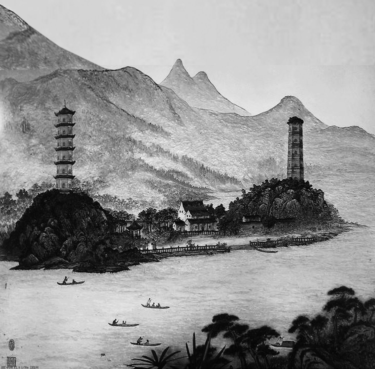 【新中式  瓯越韵】一个关于高级黑的水墨之居-9