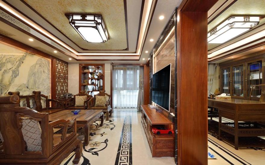 "成都古韵三居室 | 东方美学与现代生活的完美融合"-11