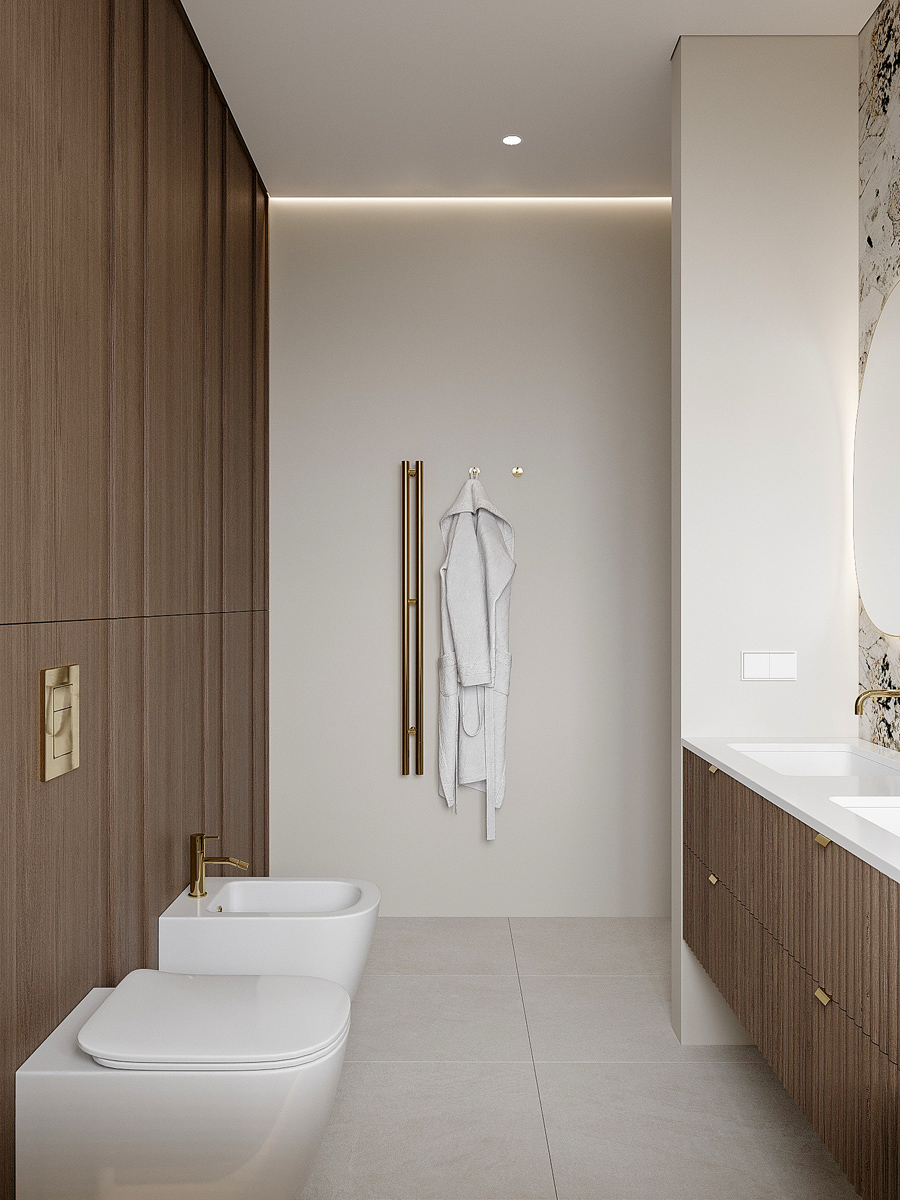 Современная классика в интерьере частного дома-34