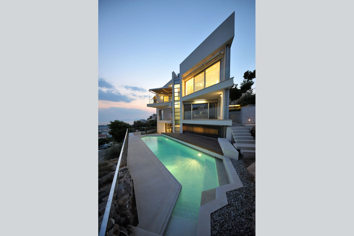 希腊雅典 Voula 区特色住宅设计-25