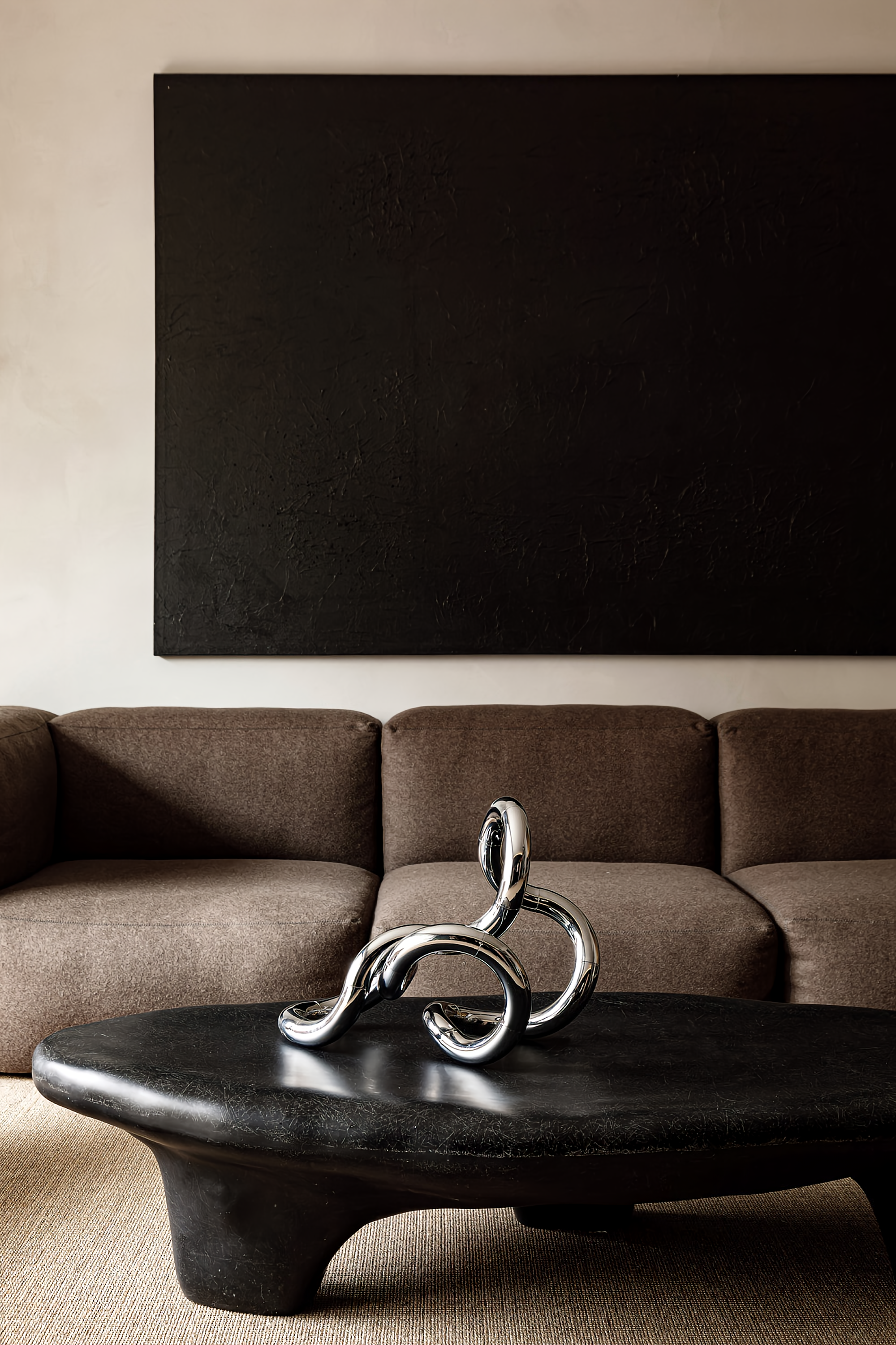 黑金色调的家丨中国北京丨NOTHING DESIGN-1