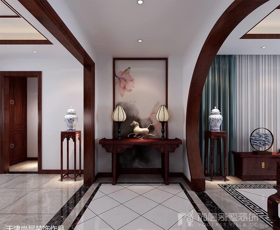 鸿坤原乡郡 254 平米新中式装修,自然儒雅诗意空间-4