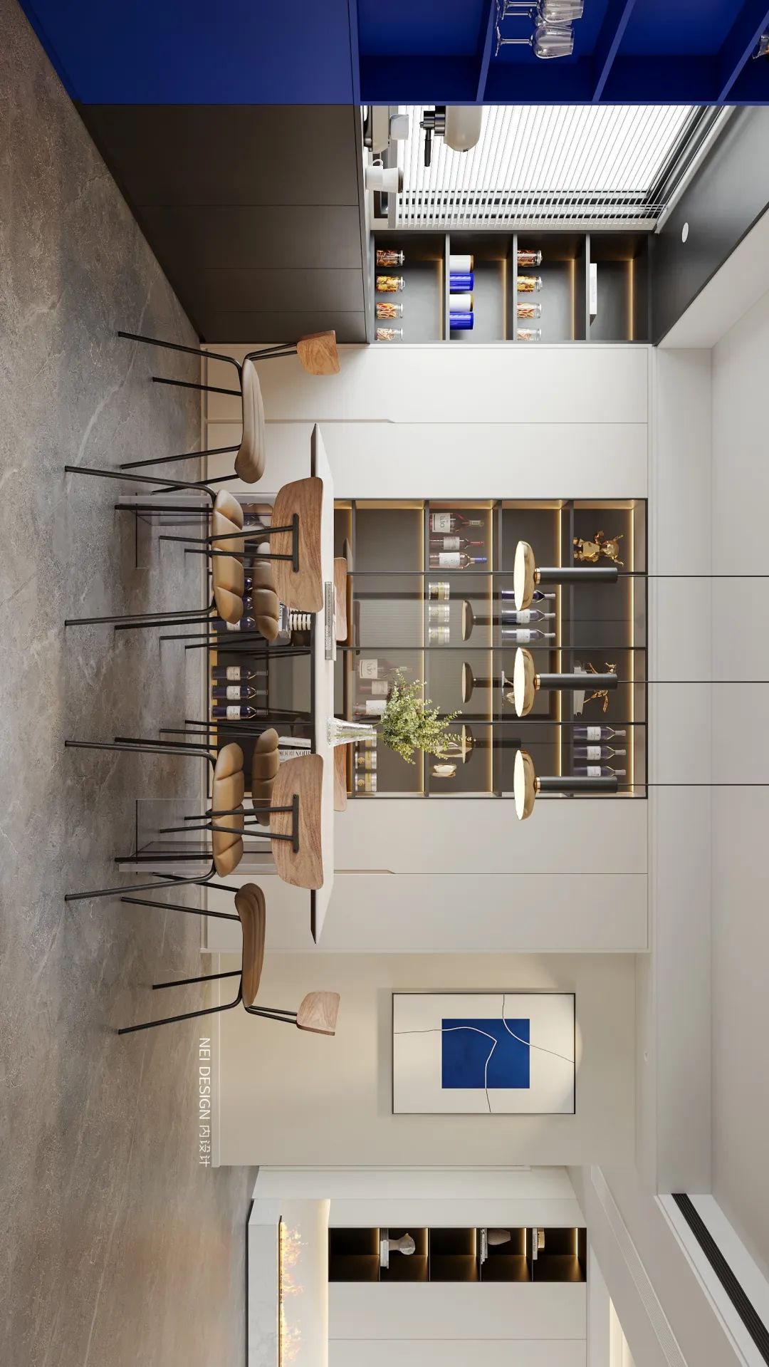 漓江郡府·蓝色畅想丨内空间设计机构-22