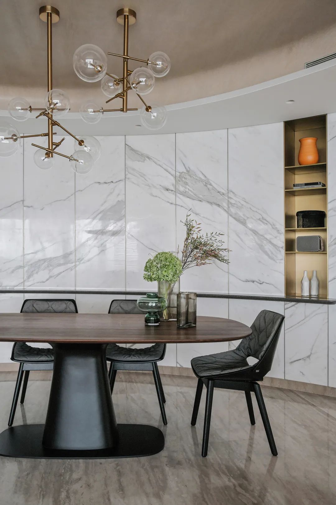 厦门恒禾七尚蔡府 | 弧形美学营造优雅私人住宅-29