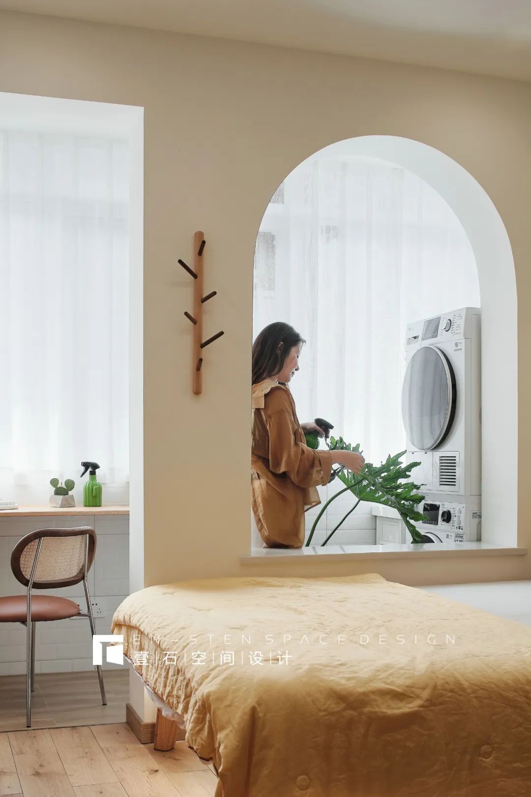 甜茶&穂悦 · 老破小变身温馨家居的魔法改造丨中国南京丨壹石设计-2