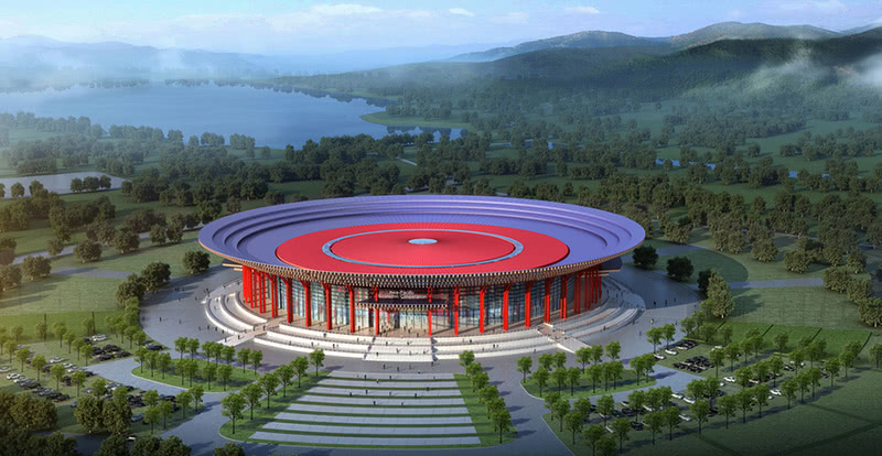 现代都市地标建筑——蓝天会展中心设计案例-12