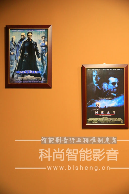 顶楼独立阁楼别墅家庭影院设计-1