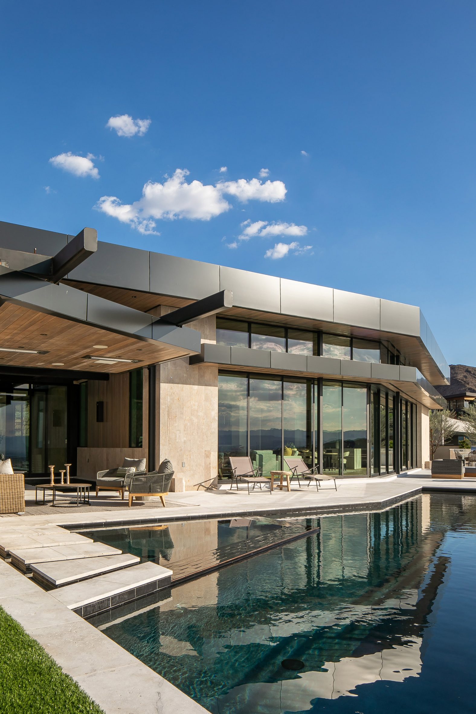 拉斯维加斯石质别墅，隐秘与奢华的完美结合-7