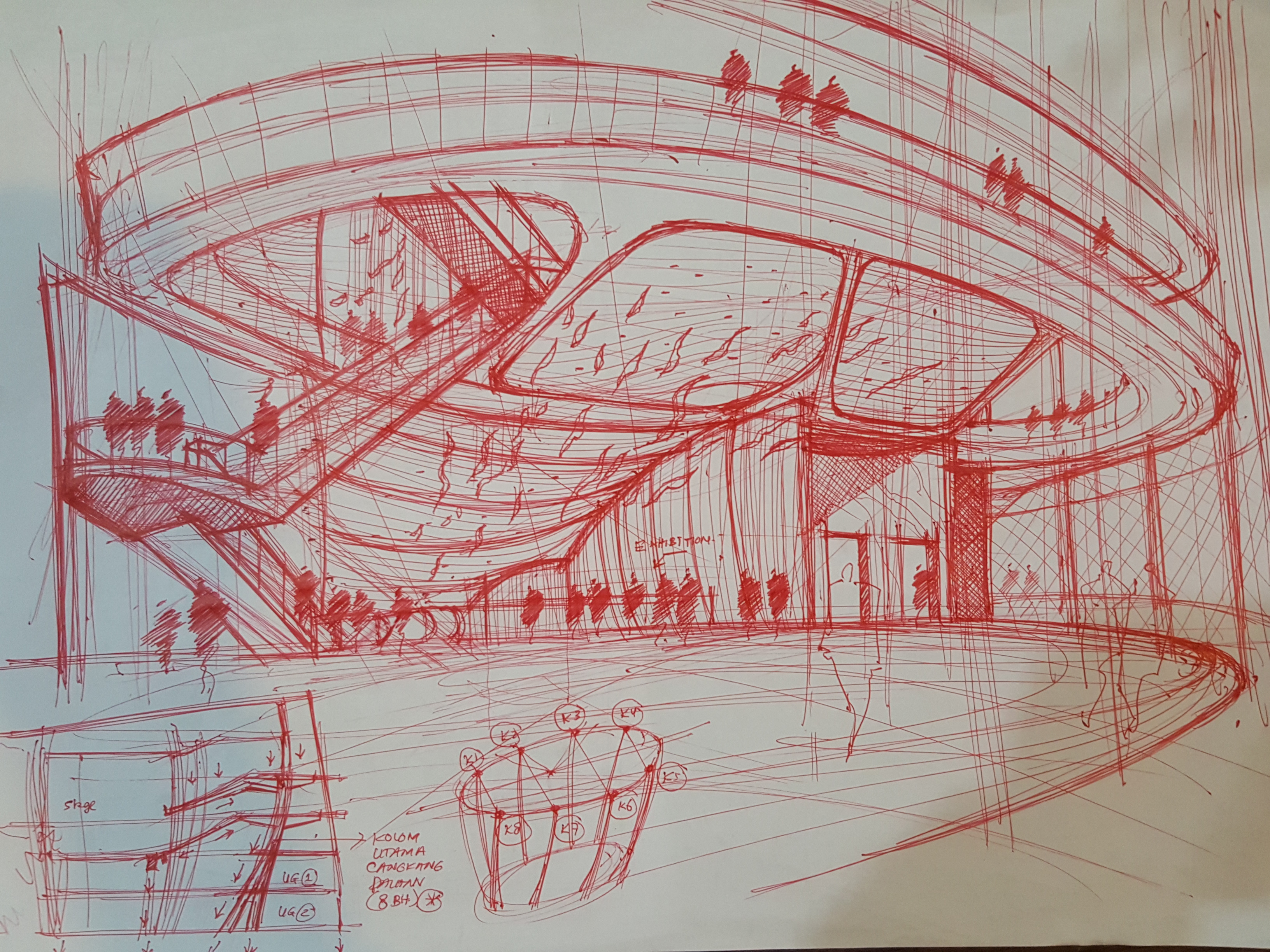 西爪哇艺术文化中心竞赛设计展现地方特色-16