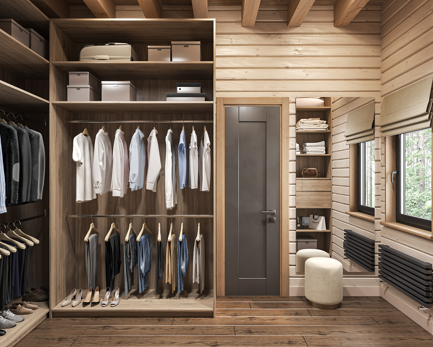 200平 木质简约别墅设计-21