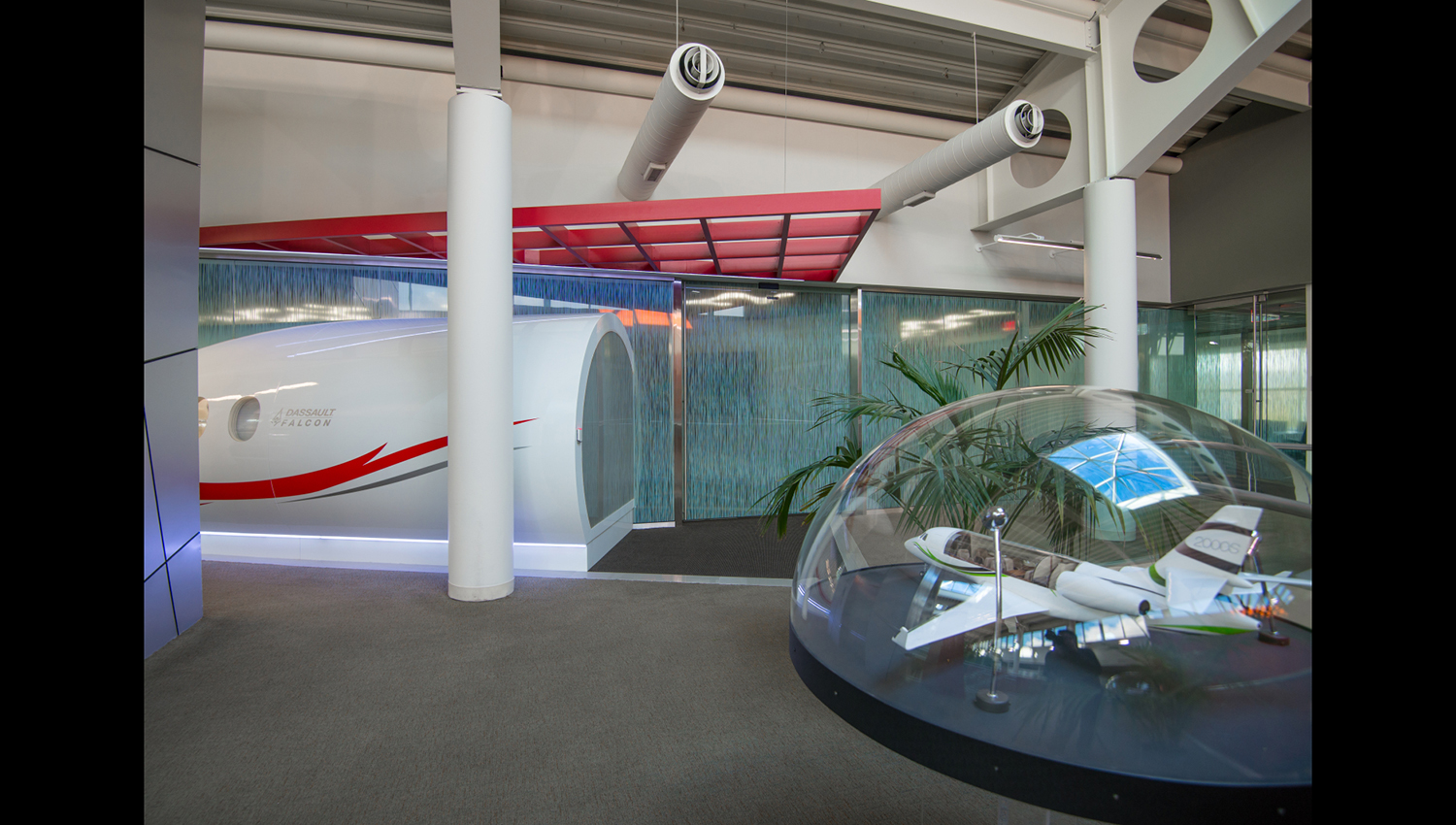 翱翔之翼 · 达索猎鹰北美总部展示厅-24