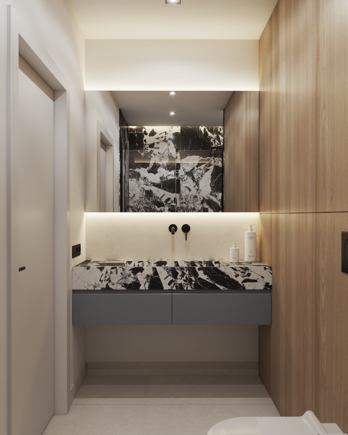 blue accents apartment-4
