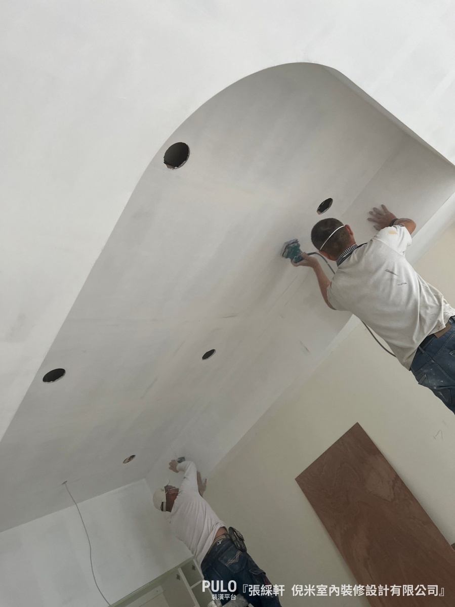 台中4层楼极简灰白色调透天居家装潢丨中国台中丨倪米室内装修设计有限公司-36