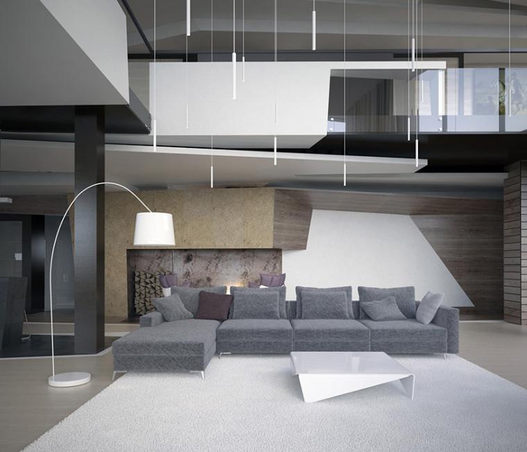 莫斯科 Setun River House 别墅翻新，打造自然与现代化的和谐空间-15