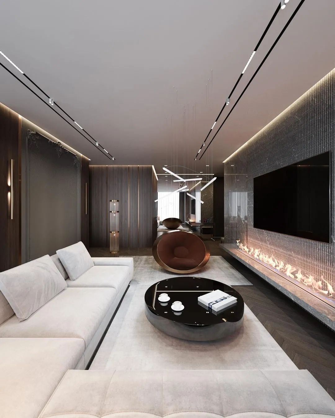 现代奢华 · 水泥灰公寓设计丨Konstantin Kildinov-8