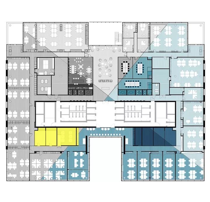 Milestone Systems 索非亚办公室——对称布局中的空间多变性-7