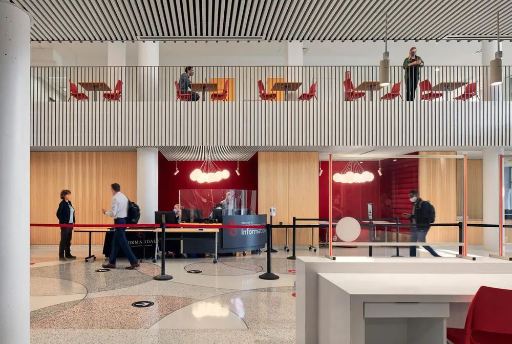 美国 Normandale 社区大学学生服务中心改造丨HGA 设计团队-8