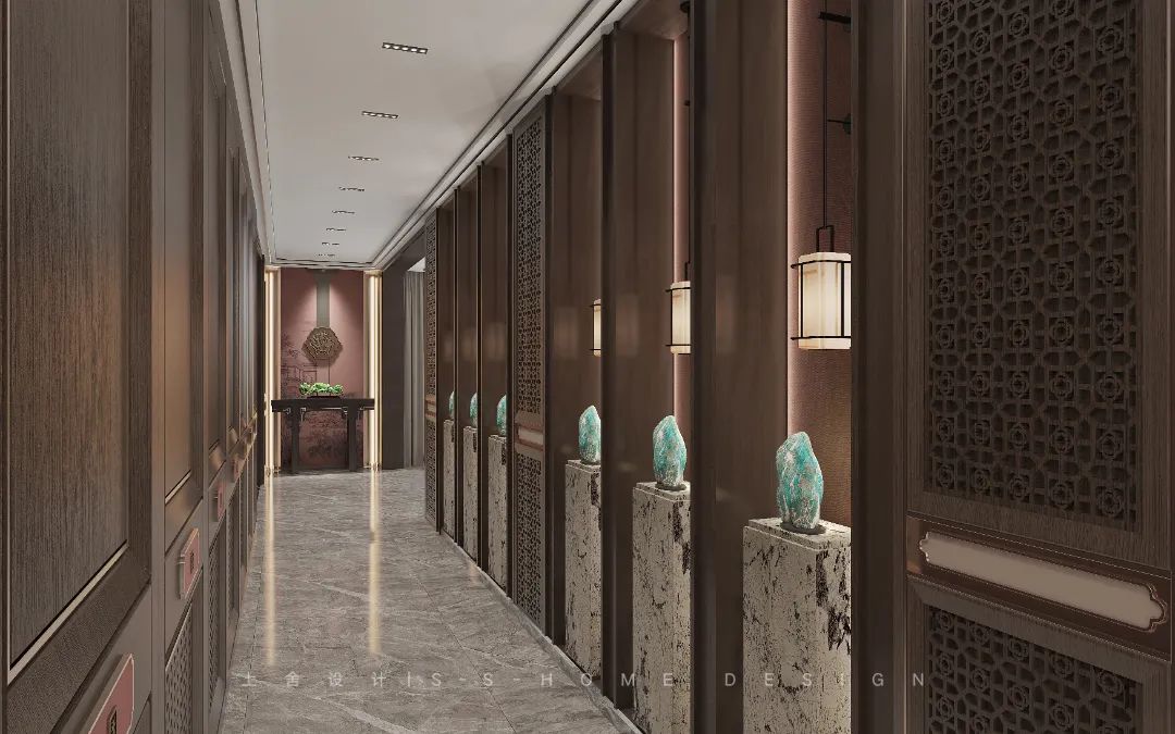 华西城上舍设计新中式别墅-22