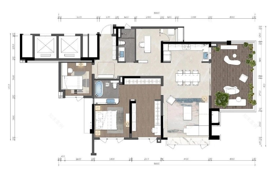 现代奢雅与极简主义的完美融合丨中国贵州丨重庆米修室内设计有限公司-15