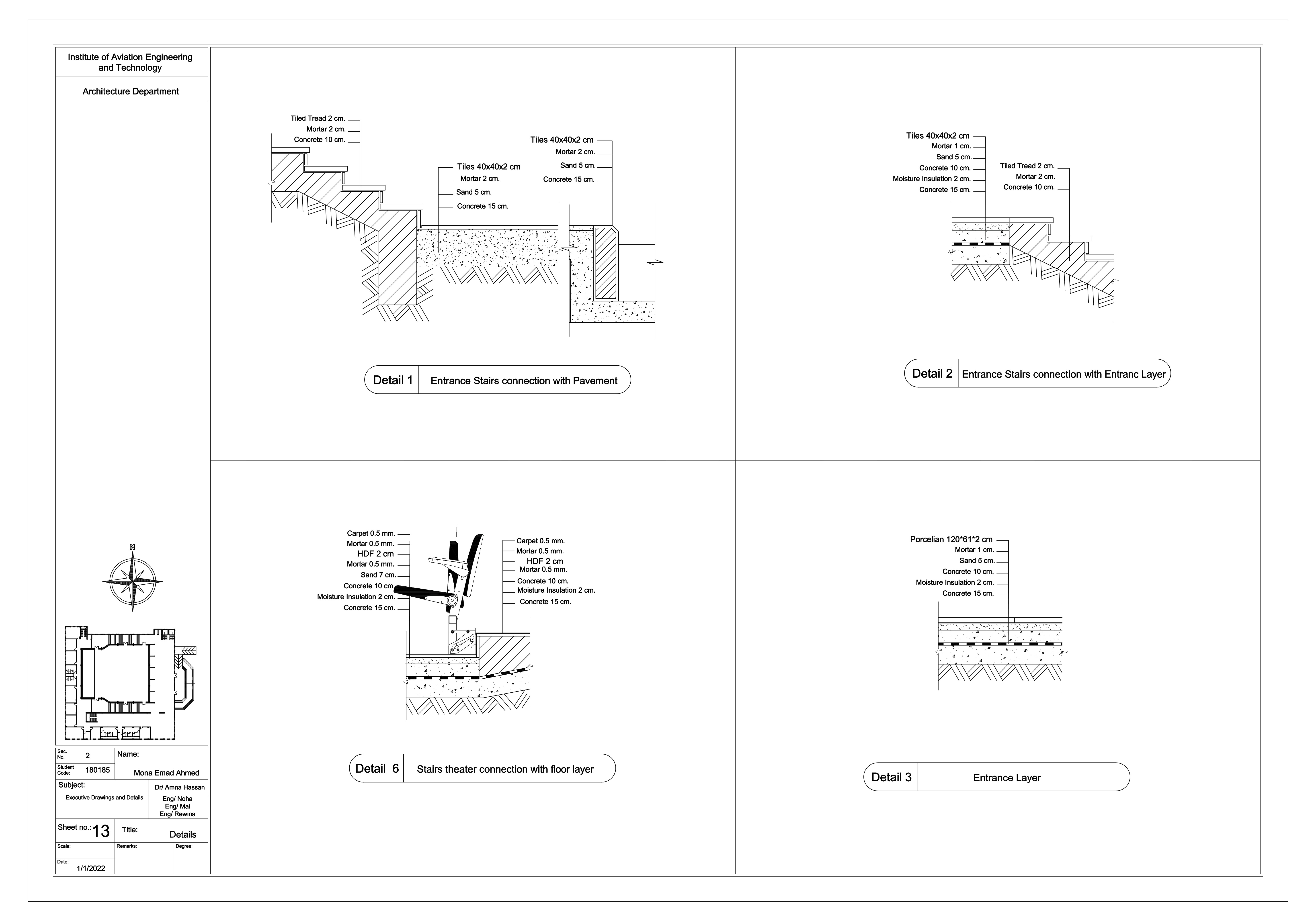 Theater Project " shop drawing "-13