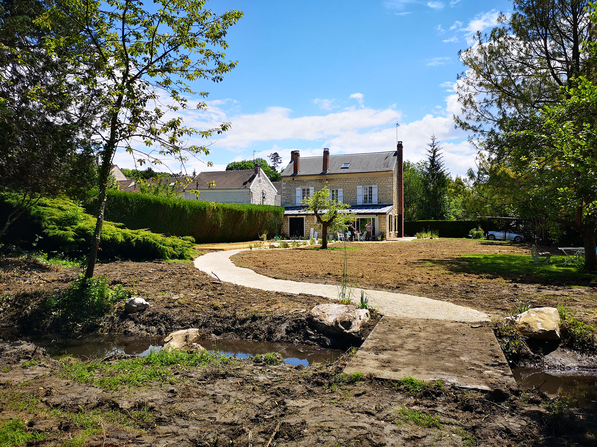 Conception d'un jardin à Nesles-la-vallée-3