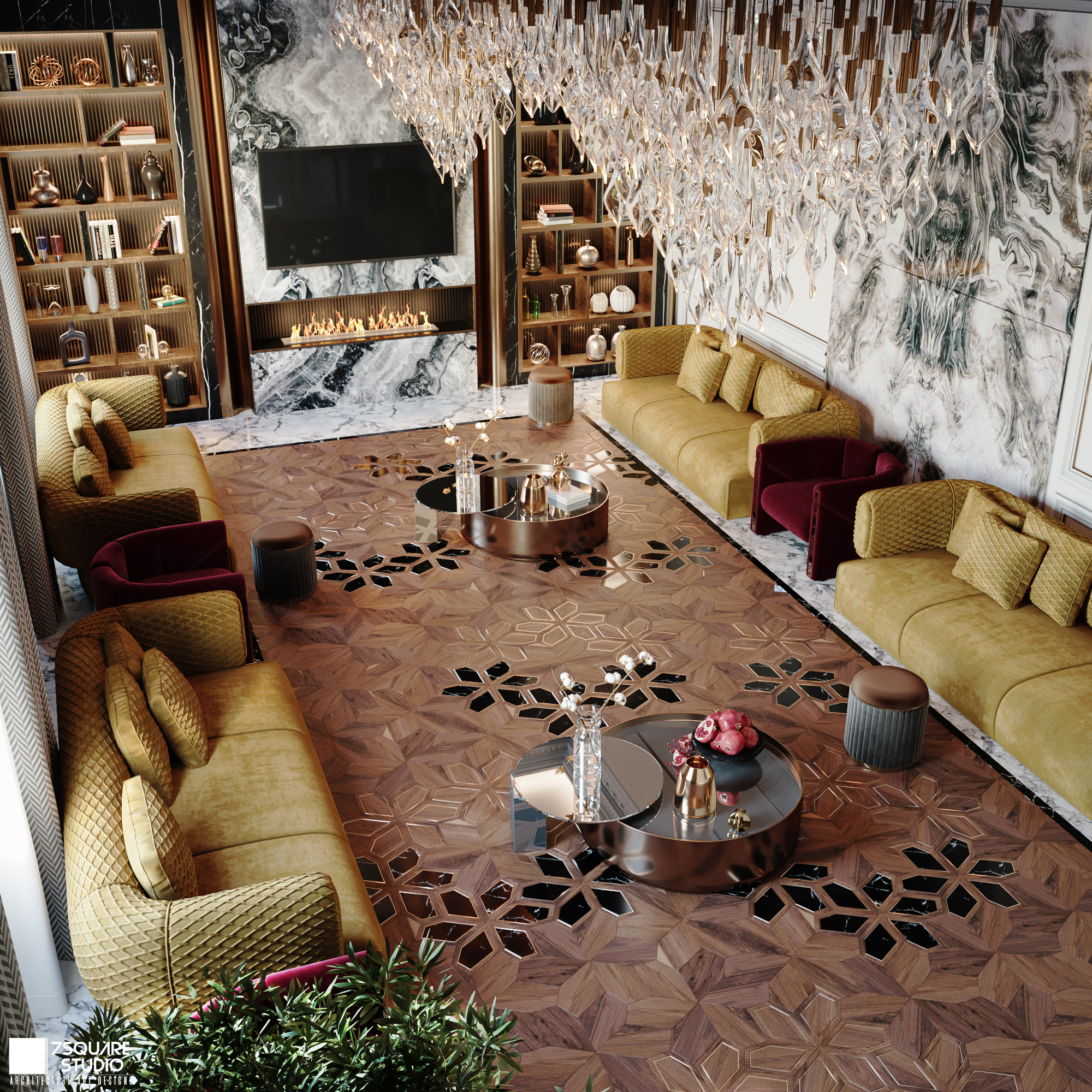 迪拜豪华会客厅丨阿联酋迪拜-12