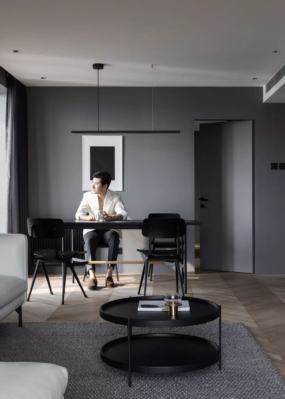 81㎡现代简约家居,设计师的质感生活-37