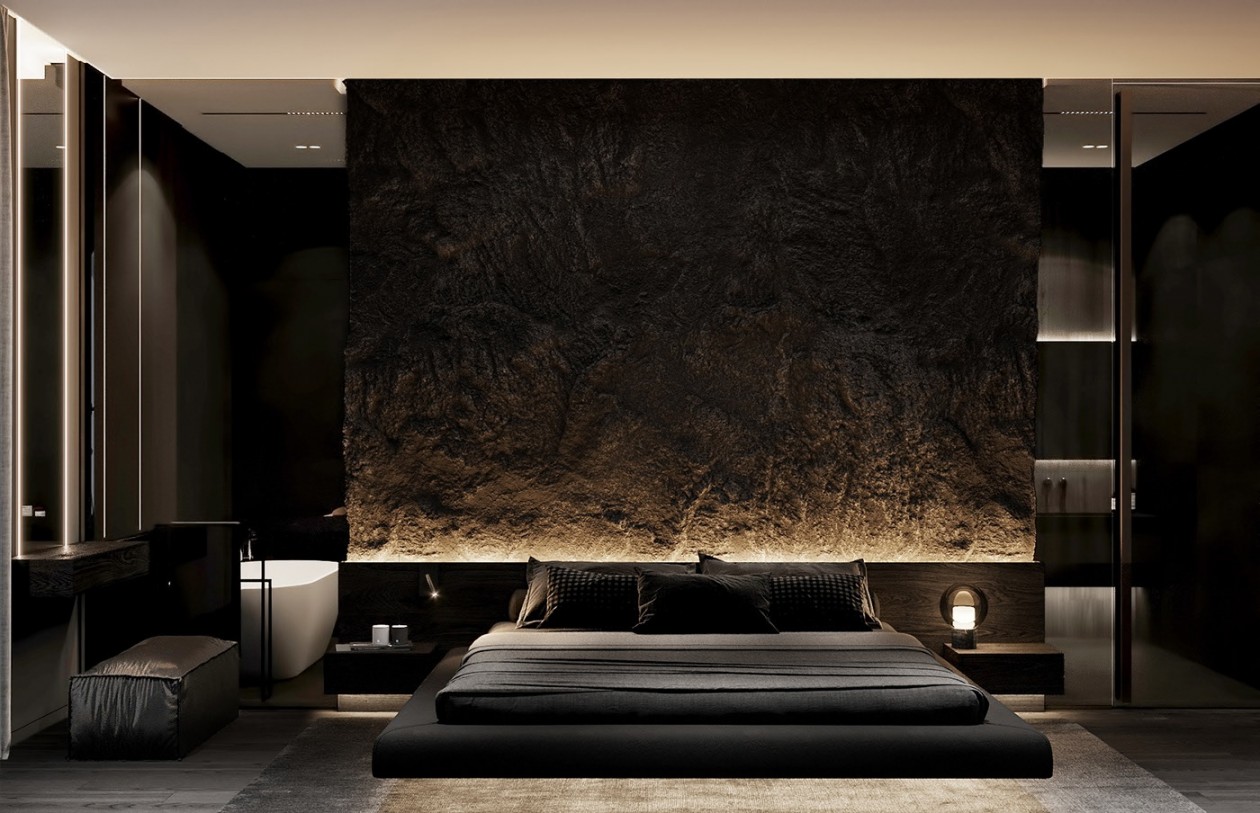 高级黑+简洁白的住宅设计--高级有范儿-14