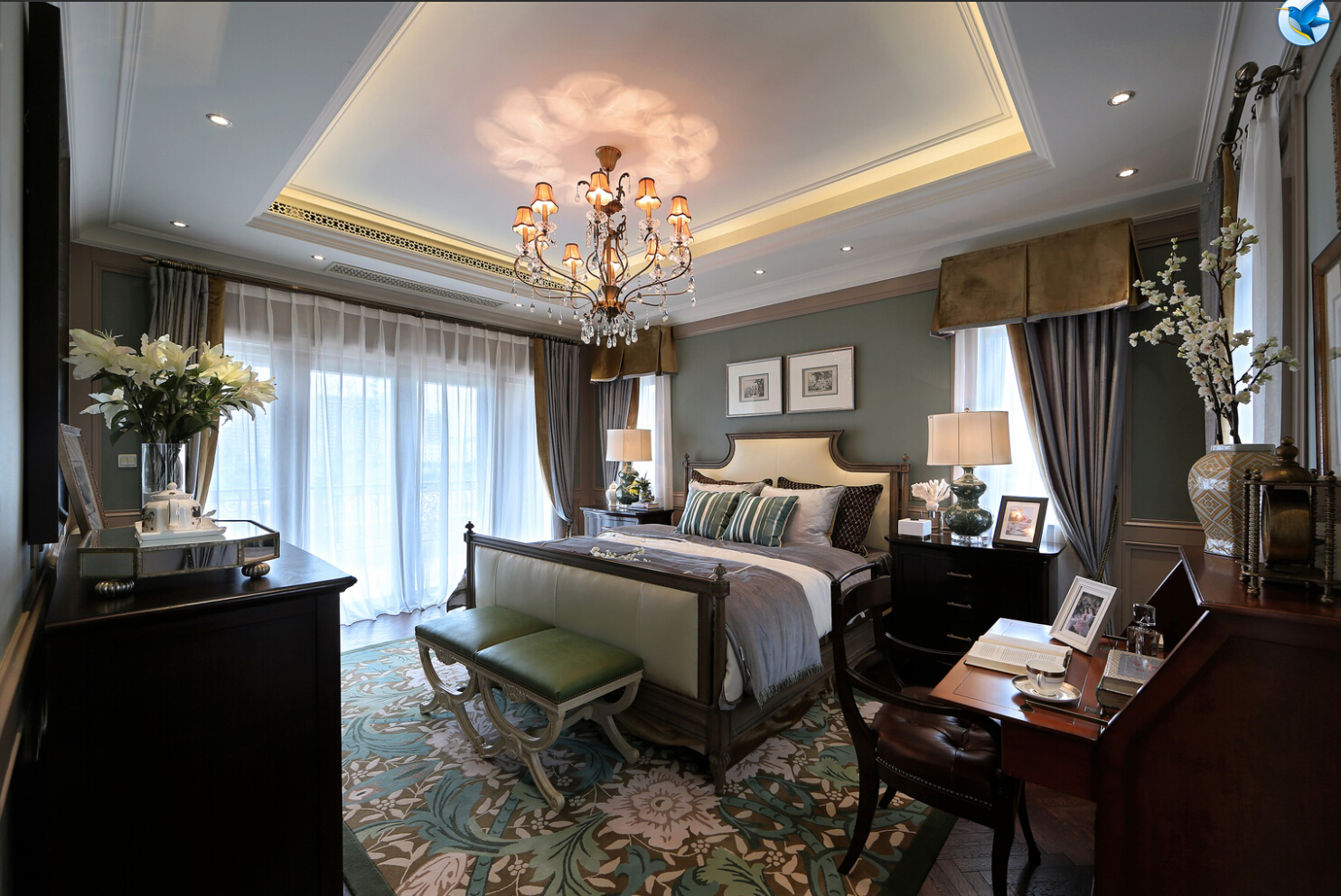 戴昆——绿城奉化玫瑰园法合样板房-19