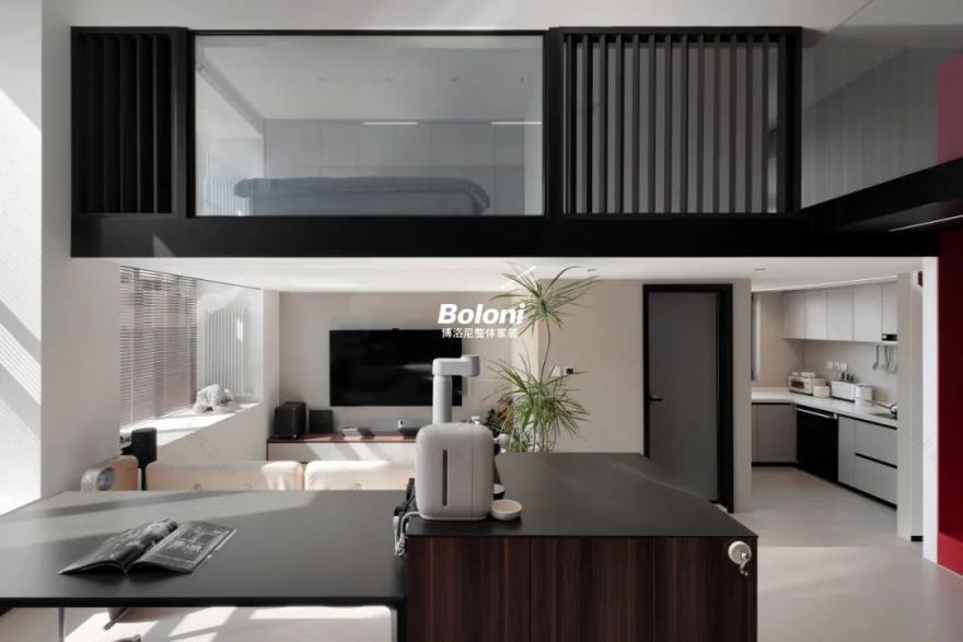 78㎡现代简约 loft公寓 实景案例丨博洛尼-42