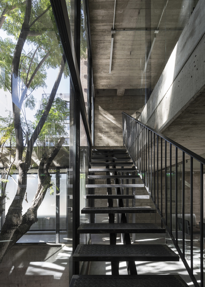 阿根廷建筑师协会总部 · 混凝土与绿意的共生-73
