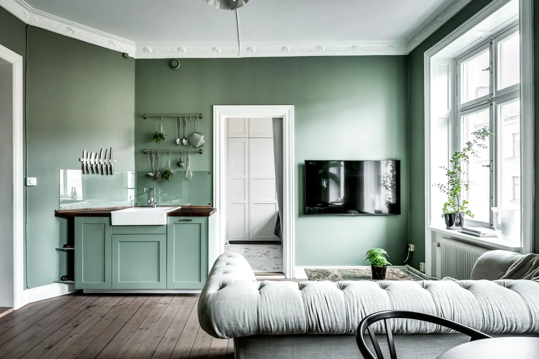 绿意盎然的水墨空间-3