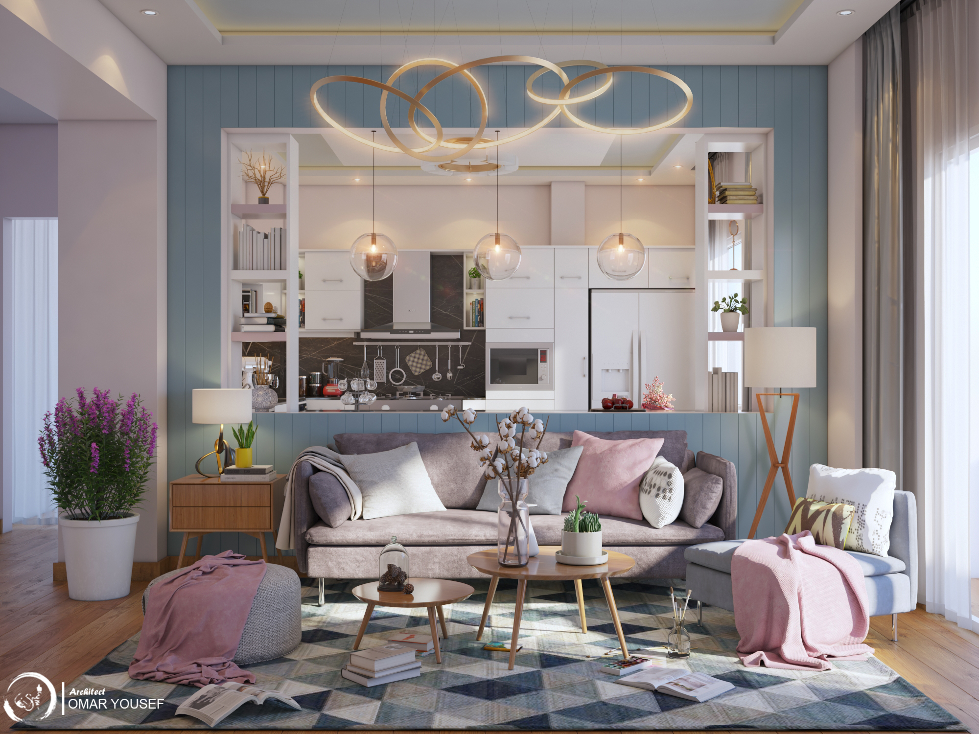 Rosy dream（客厅带厨房）-2