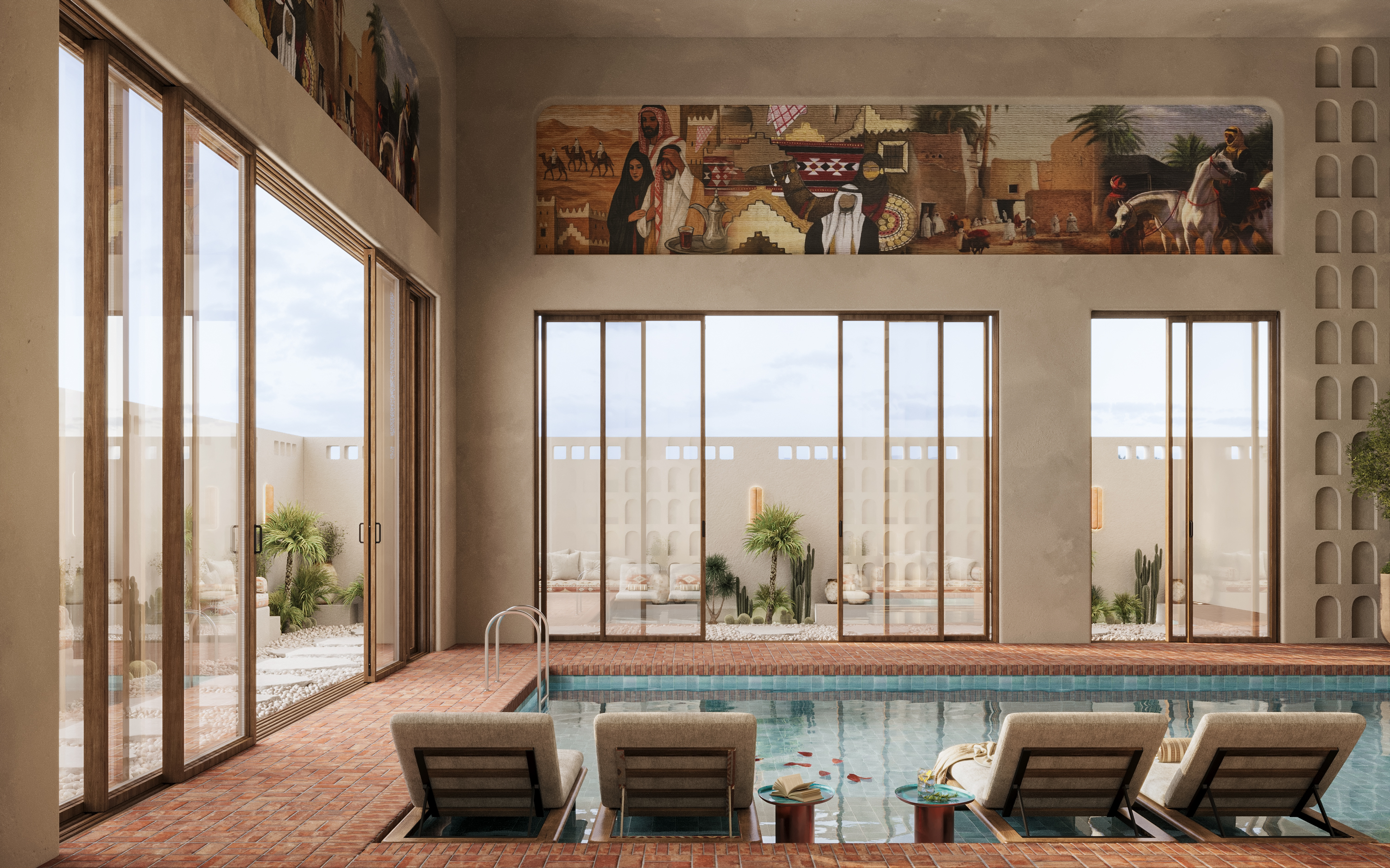 ABHA HOTEL POOL（ABHA酒店泳池）丨沙特阿拉伯丨SHI studio-13