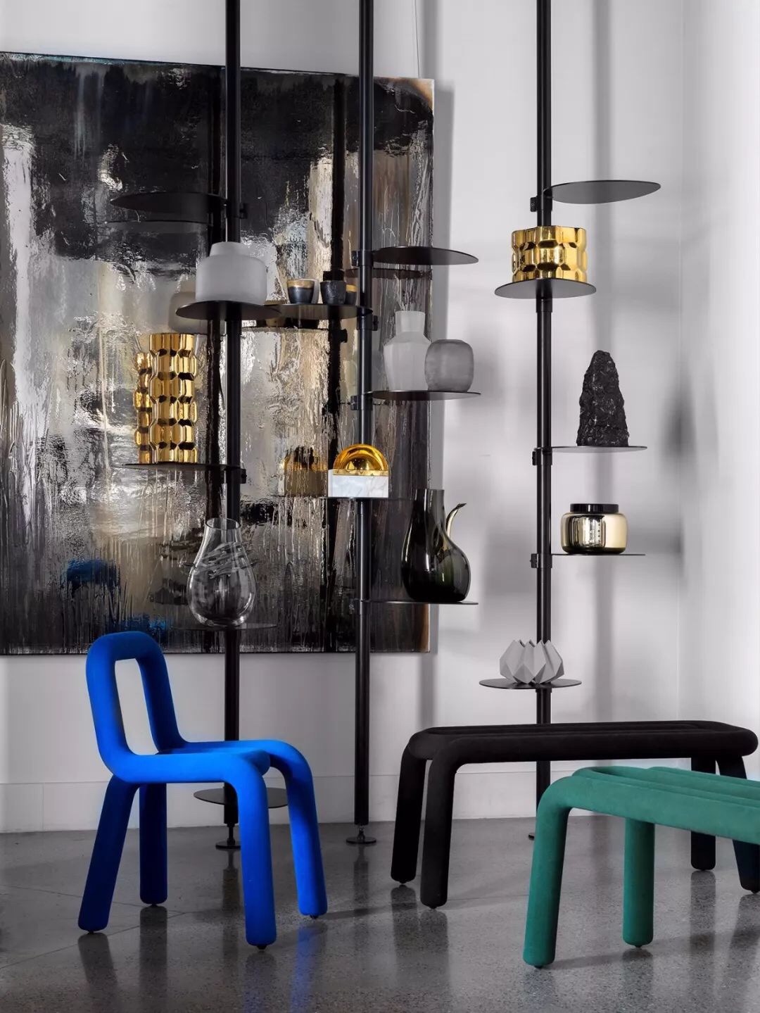 莫斯科现代风公寓设计，刚柔并重的艺术宅邸-32