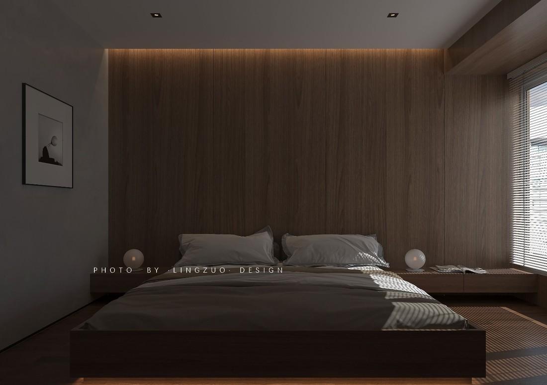 温润木质空间,开放式餐厨,艺术气息主卧——红与蓝的纯粹生活-10