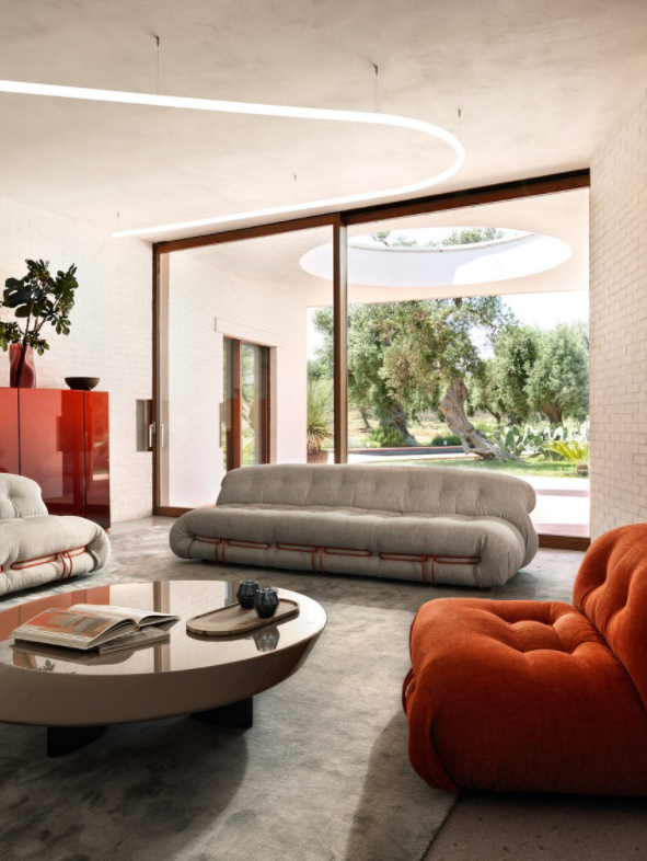 Soriana 大钢牙沙发丨意大利设计师 Afra Scarpa 和 Tobia Scarpa-12