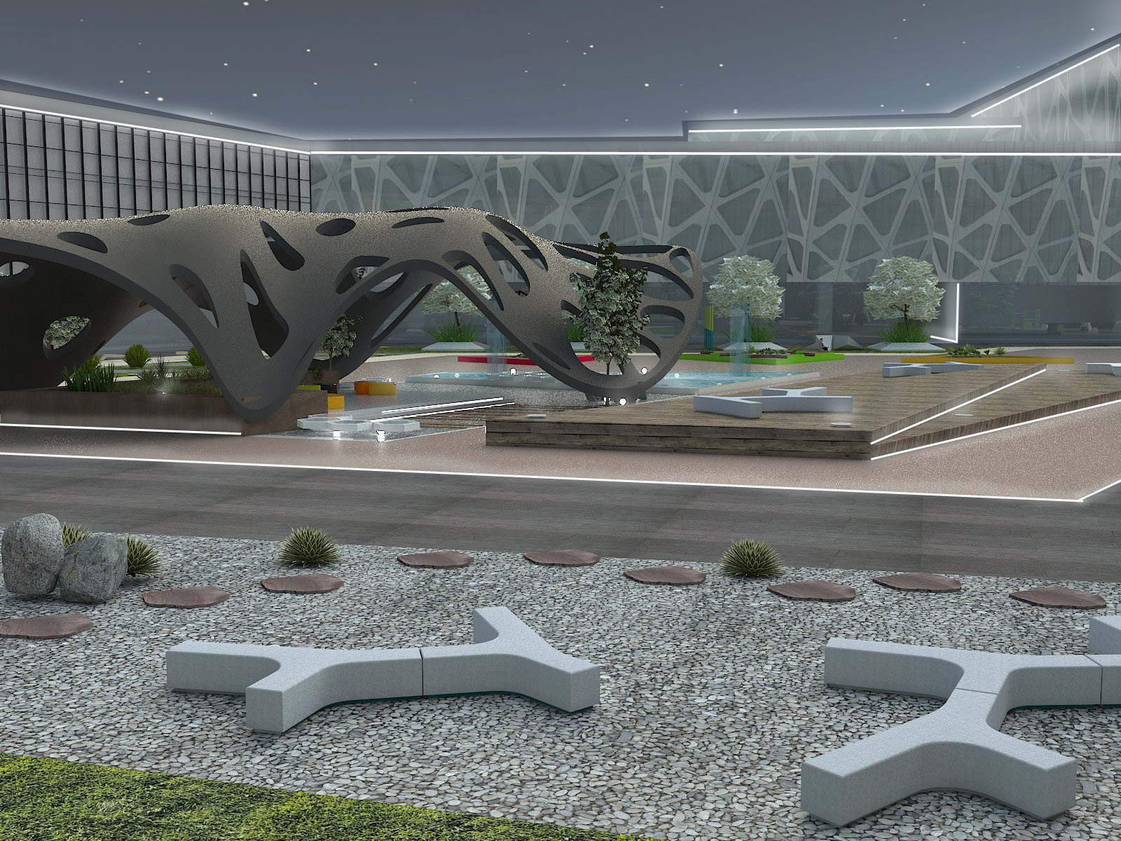 城市商业住宅中心设计-11