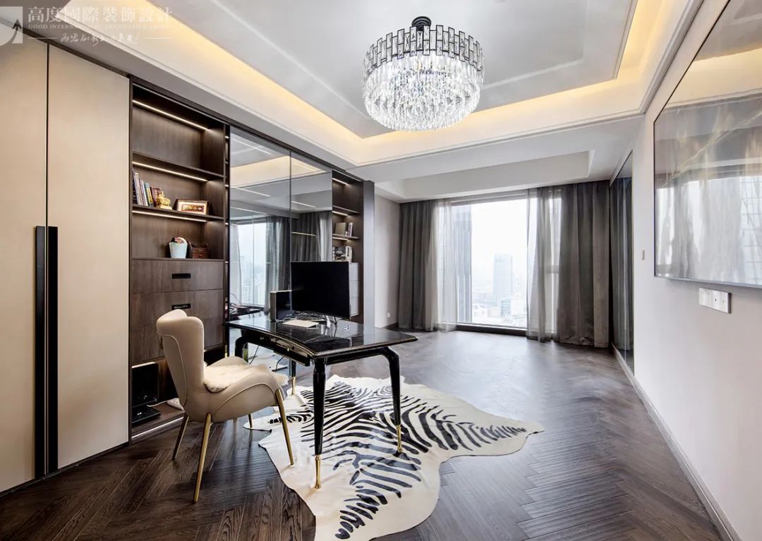 意式新奢华蓝白空间丨高度国际装饰设计集团武汉公司-40